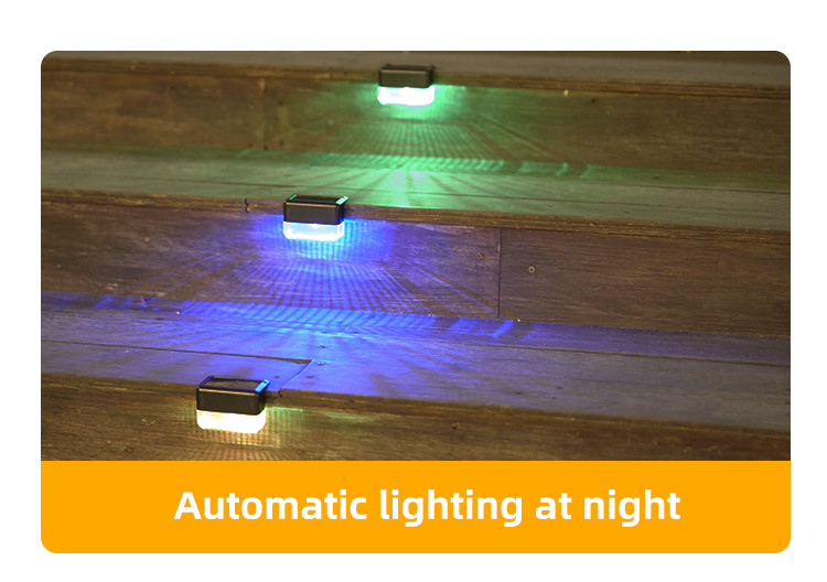 Decorative Waterproof Solar Powered Garden Lights Solar Wall Lamp Light Stair LED Light