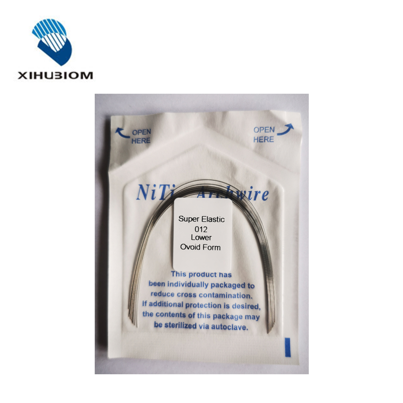 Super Elastic Orthodontic NiTi Archwire Round And Rectangular For Dental Materials