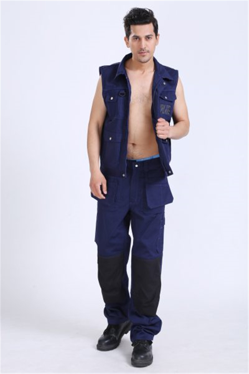 65% Polyester Summer Work Vest , 300g Multi Pocket Work Vest