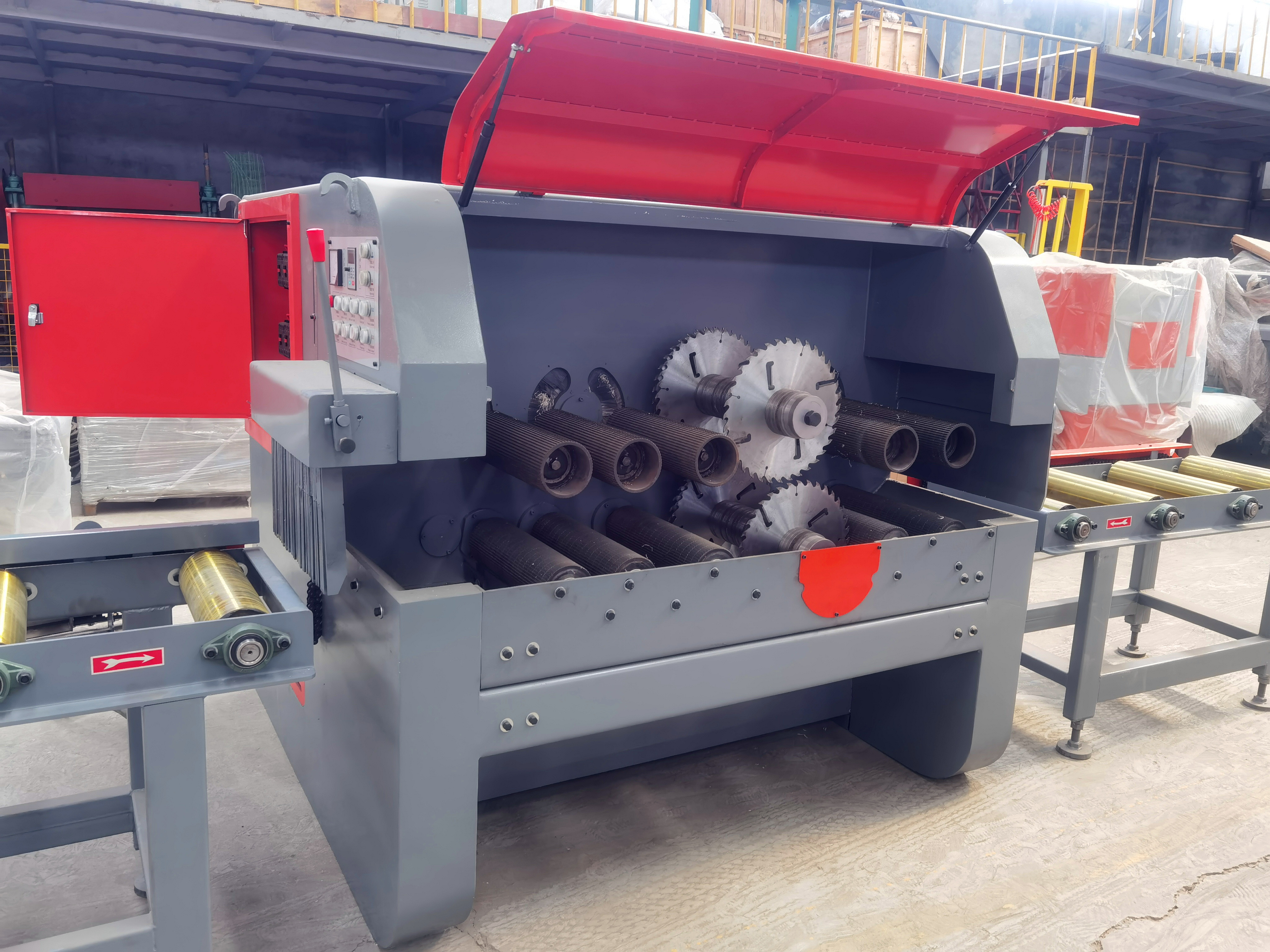 Round Logs Timber Rip Saw Auto Inverter Woodworking Rip Saw Machine