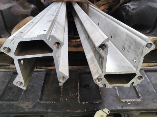 Machined Aluminium Extruded Profiles TF500 - 8' TF500 - 10' TF500 - 14' Feed