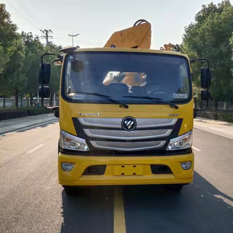 FOTON 6 Tons Wrecker With 6 Tons Crane Traffic clear Tow Truck With Crane Foldeding Crane