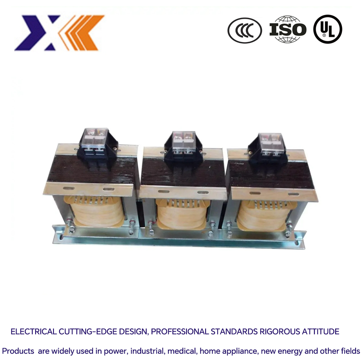 Power Transformer Three Phase Detuned Reactor with Customized Package ±3% Tolerance