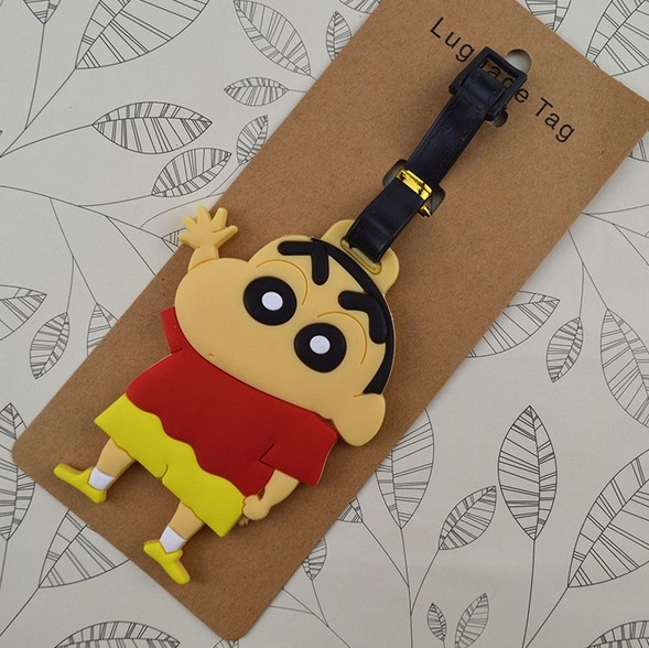 Guangdong factory high quality soft pvc plastic standard size luggage tags