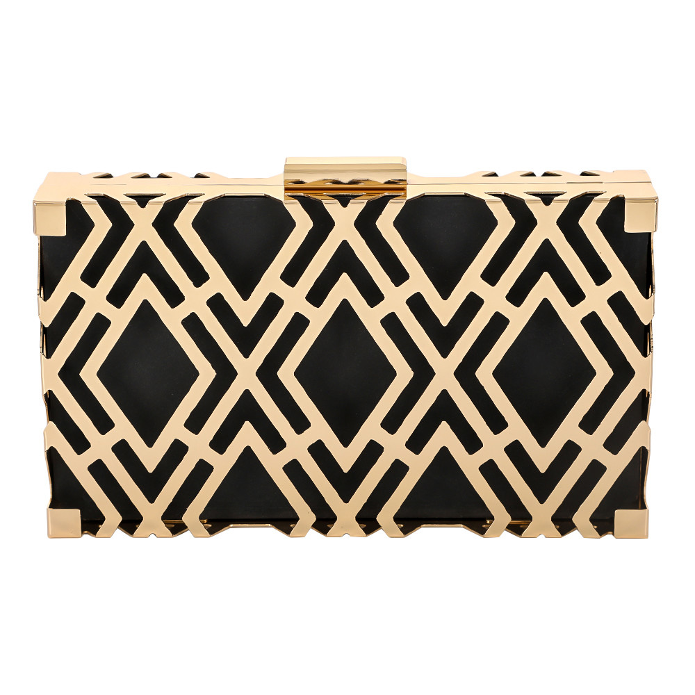 Lady Makeup Bag Gold Purse Frame For Holiday Gift