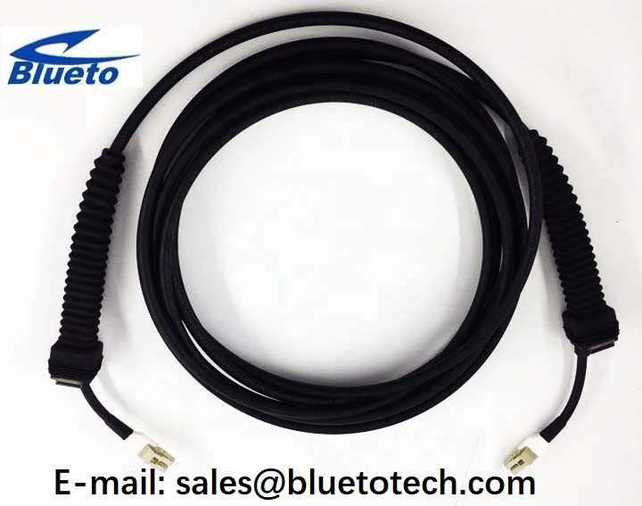 Robust 4Core Fiber Optic Patch Cord Expanded Beam Connector For Avionics Mining
