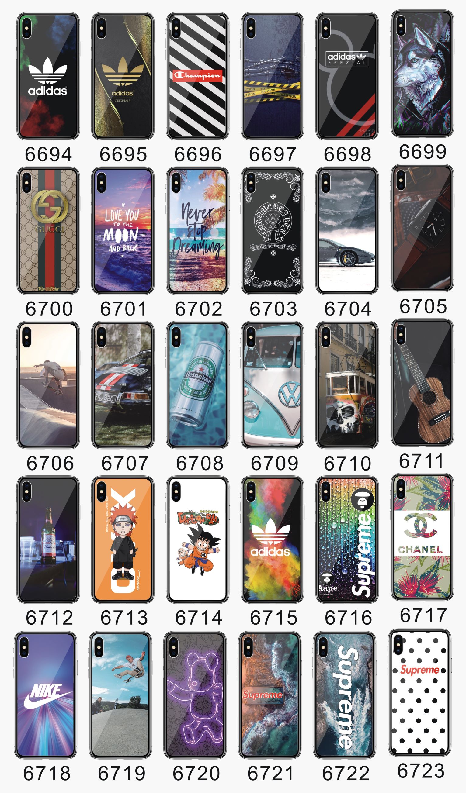 Soft Opp Bag Glass Tempered Smartphone Case Cover