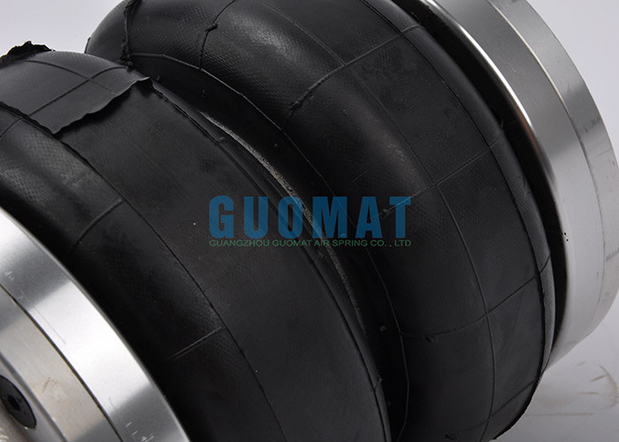 Universal Double Convoluted Air Lift Suspension Spring G1/8 Air Hole Connection For Modified Cars