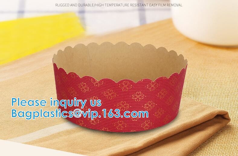 Panettone Disposable Paper Round Cake Molds Paper Molds CAKE CUP Baking Cups Muffins Oilproof Cupcake Liner