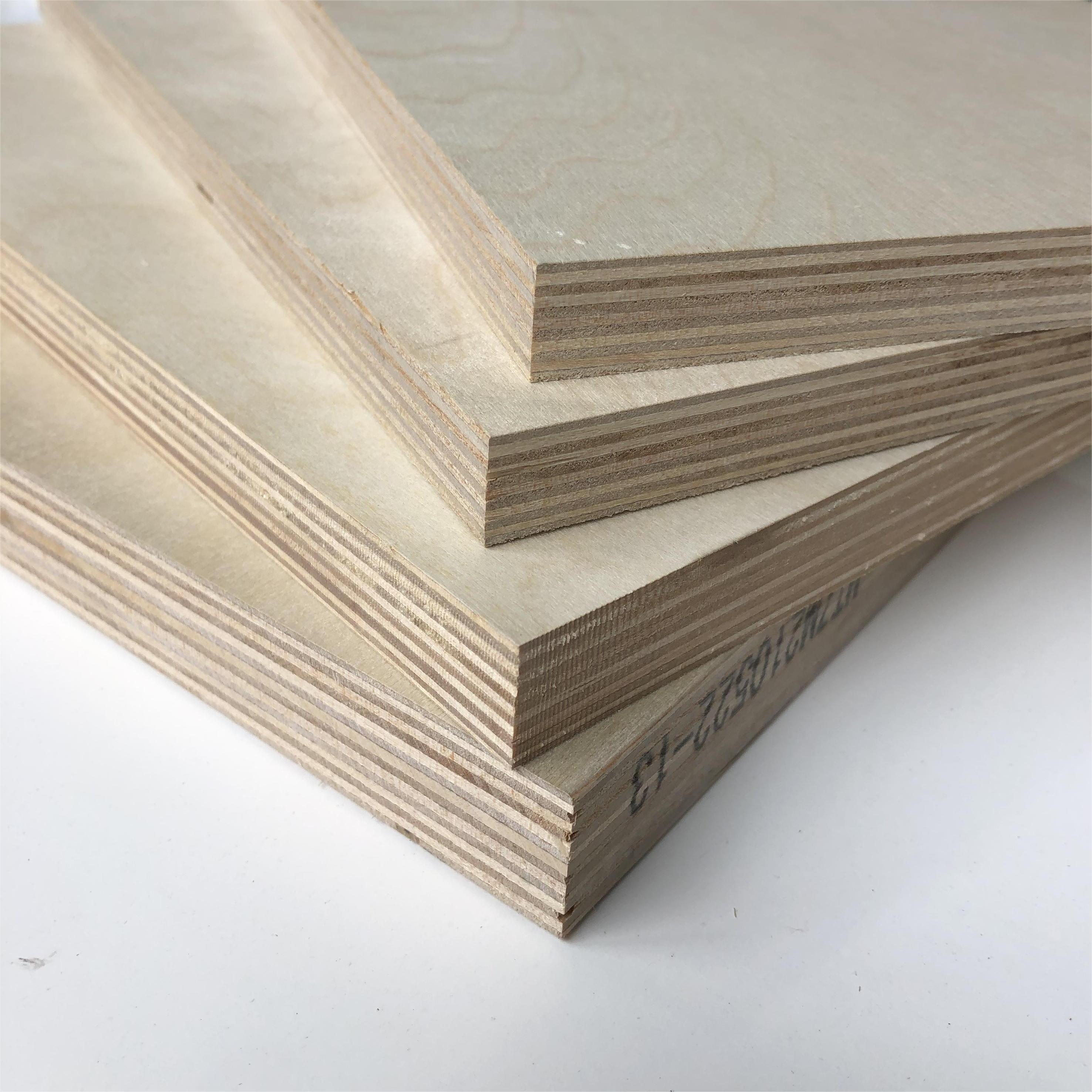 High Quality Full Birch Plywood 4mm 6mm 9mm 18mm Baltic Birch Commercial Laminated Plywood Board for Furniture