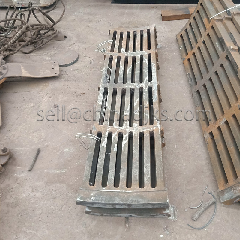 Steel Shipbuilding Casting Mining Crusher Protecting Casting Plate / Sieves