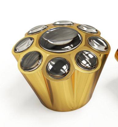 New Mould Customized Zamak Perfume Caps For FEA15 Standard Bottle Neck