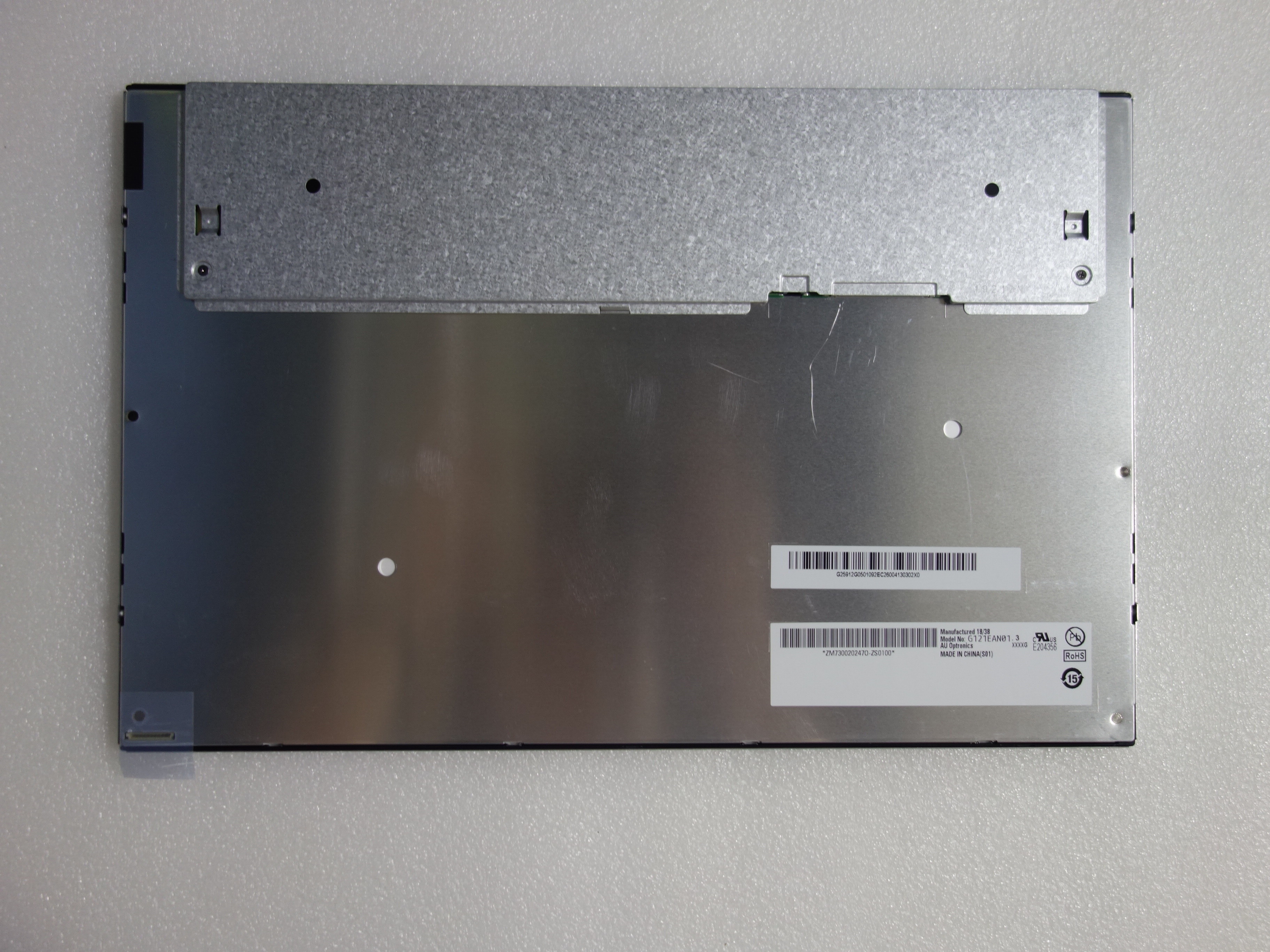 G121EAN01.3 12.1" 1280×800 Hard Coating AUO LCD Panel