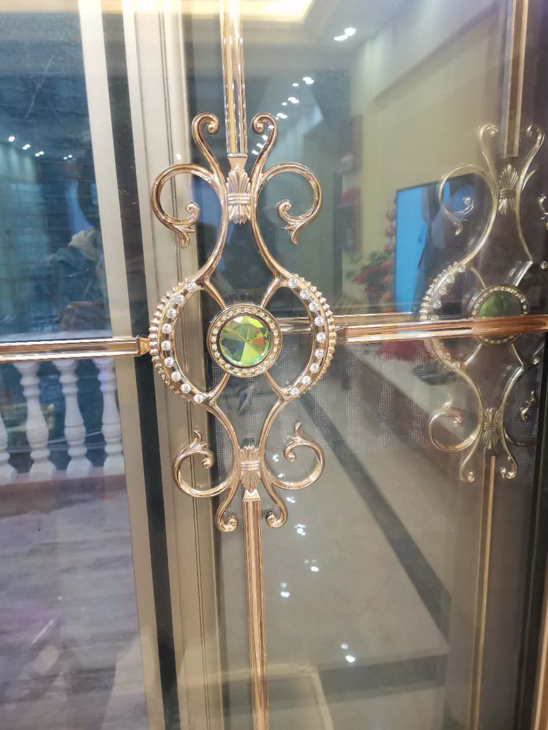 Uv Proof Windows Georgian Bar Round ABS Material
