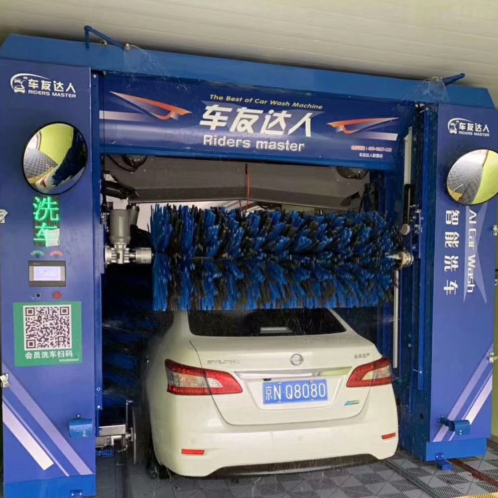 9 Brushes Full Automatic Car Wash Tunnel With Dryer Output Power 1500W