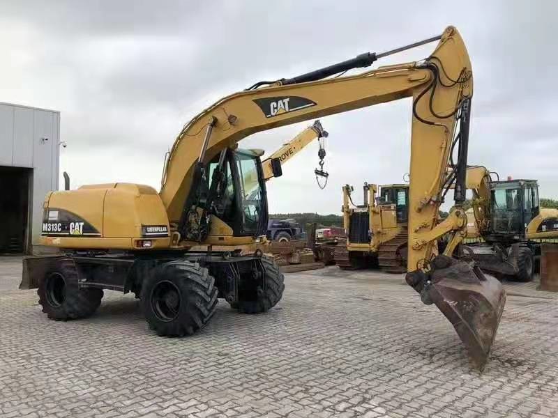 Second Hand 12T M312B Caterpillar Wheeled Excavator