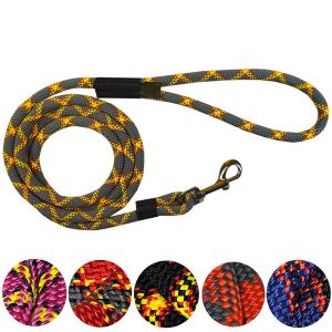  Extremely Durable Nylon Rope Dog Leash Secure Design For Strongest Puller Manufactures