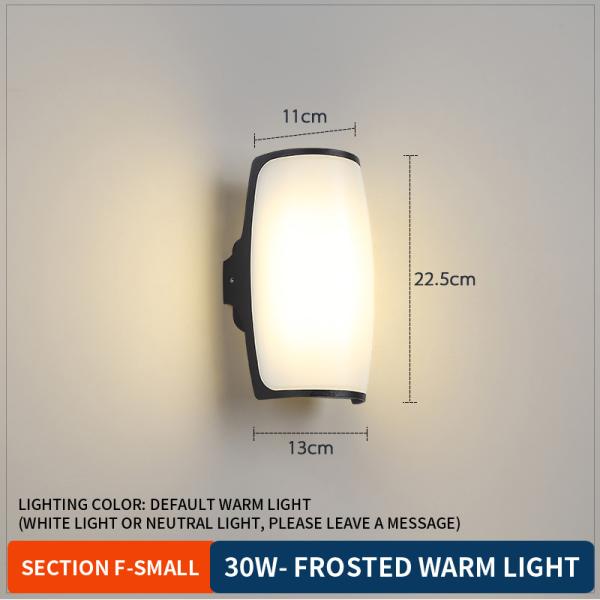30w Outdoor Waterproof LED Wall Lights For Stairs 11x13x22.5cm