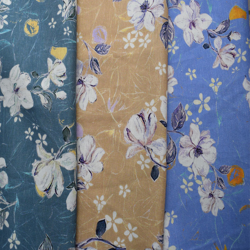 Breathable Knitting Viscose Rayon Fabric 100% Viscose Print Fabric Textile