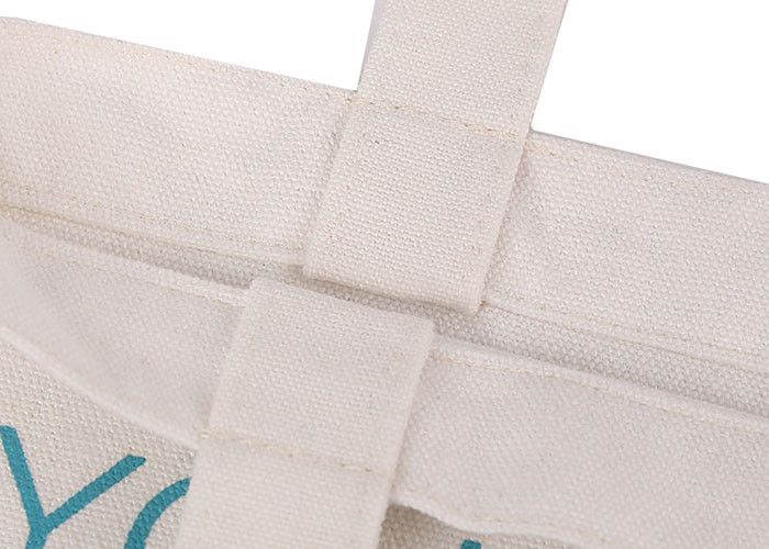 Shopping Stylish Tote Shopper Bag Canvas Eco Friendly With Zipper Closure