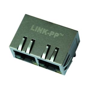 Dual Port 10/100/1000 Base-T Multi-port RJ45 Connector With POE+ LPJG26928AFNL