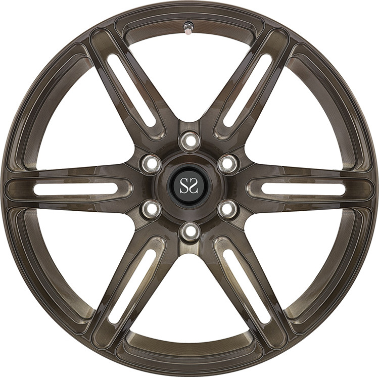Bronze Machined Forged Alloy Rims For Audi RS7 / 22
