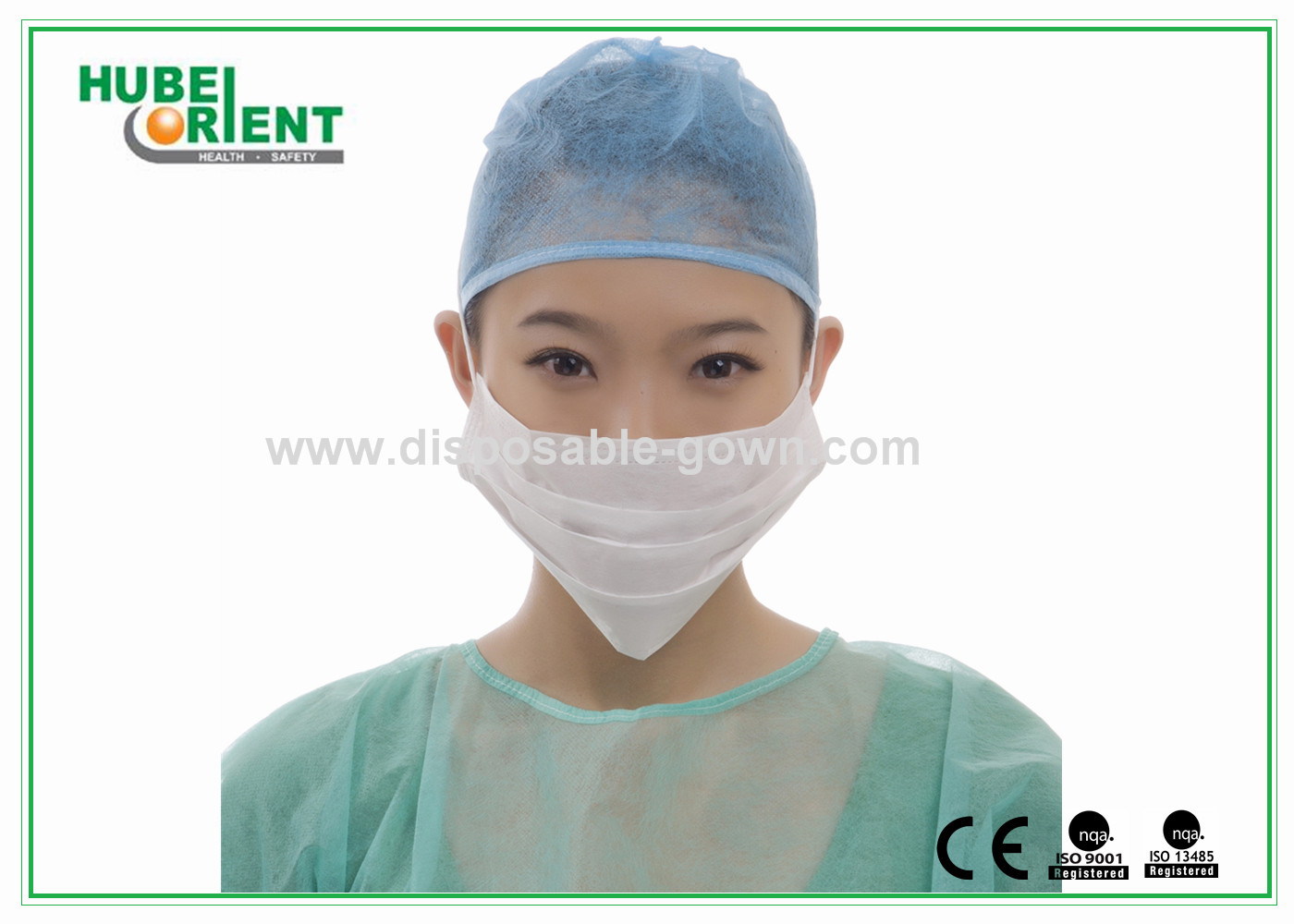 Non-Woven Poly Cellulose Disposable Medical Dust Mouth Face Mask For Adult