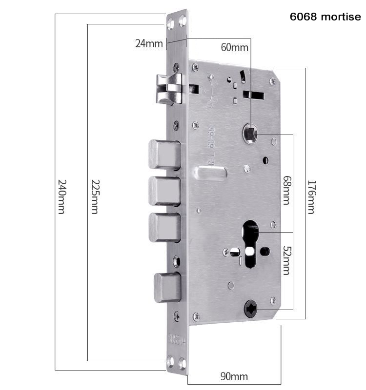 Electronic Mortise 5572 2885 3585 4585 5085 6085 Doorlock Mortise Lock