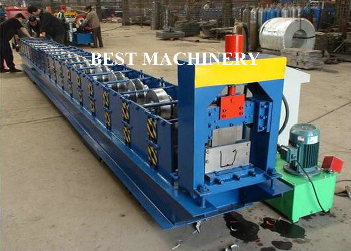 Rain Gutter Roll Forming Machine Construction Material Roofing 450mm - 550mm Inner Diameter