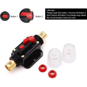 Amplifier Audio Video System Protection CB01 Manual Reset Circuit Breaker 20A to
