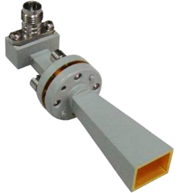 V Band Wr15 Waveguide Horn Antenna , Copper Microwave Horn Antenna