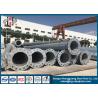 Buy cheap RAL Painted Hot Dip Galvanized Steel Tubular Pole For Distribution Line Project from wholesalers