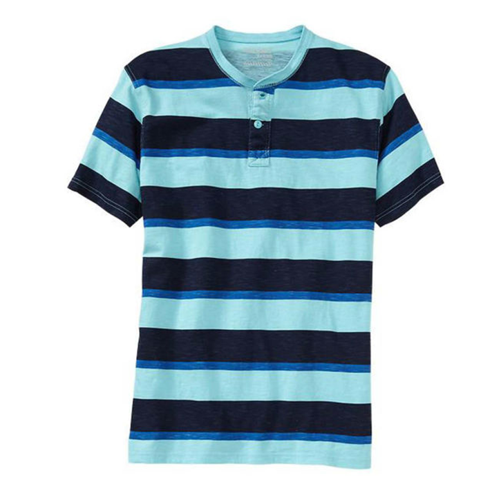 custom mens strip rugby button t shirt