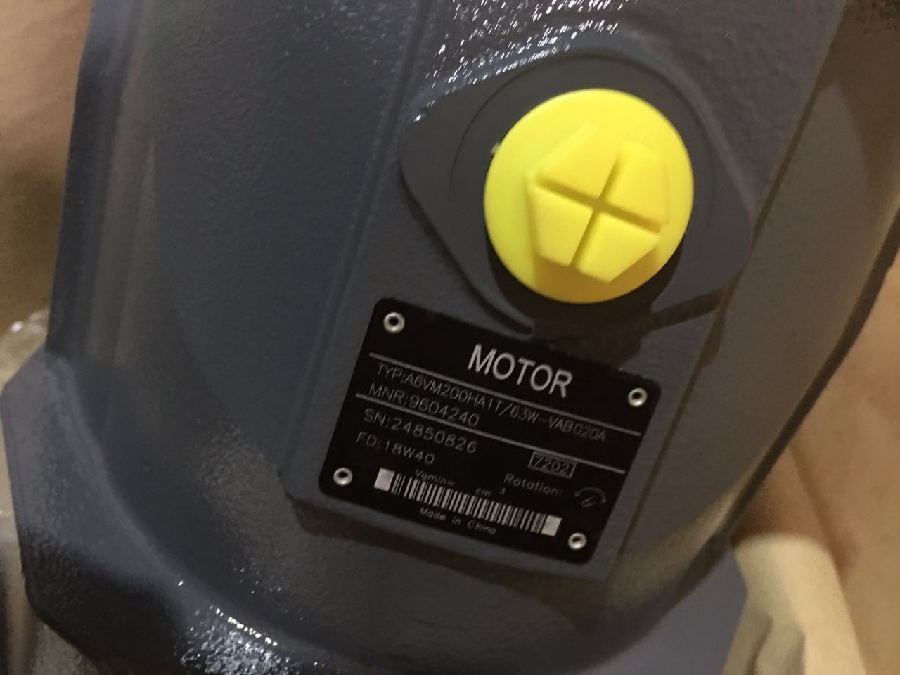 Large Control Range Hydraulic Wheel Motor Static Pressure Balance Structure