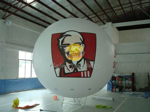 Huge outdoor advertising helium balloons with Full digital printing for