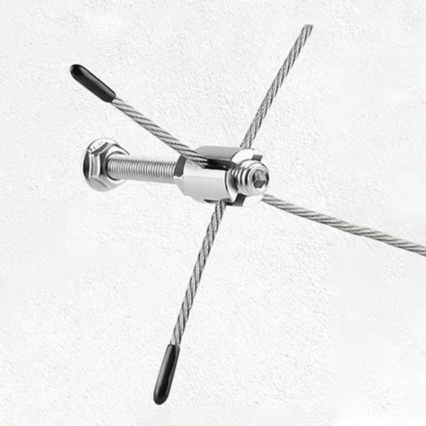 Gree Wall Post Clamp Hardware 304 3mm Wire Trellis Stainless Steel Wood Screw