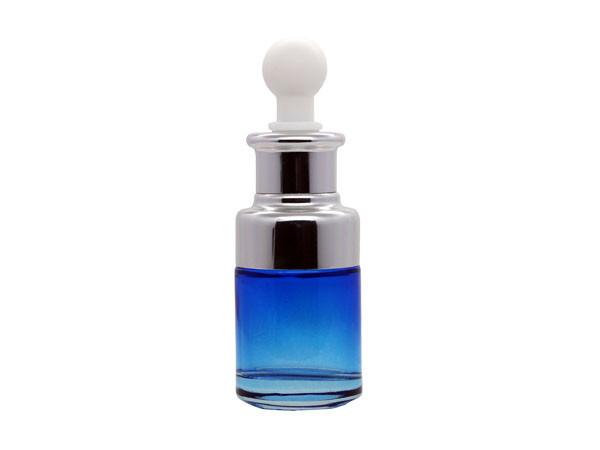 ES-317Y glass cosmetic essential oil bottle & bulb dropper pipettes/closures