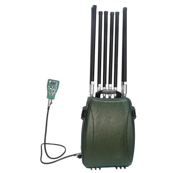 Quality 6 Bands Portable Manpack Style Portable Drone Jammer Uav Defense System for sale
