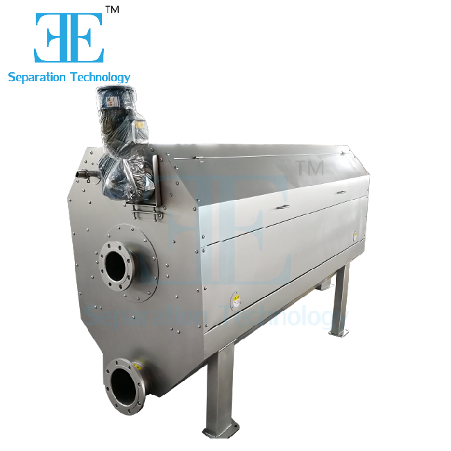 0.75kw Internally Fed Rotary Drum Screen For Wastewater Treatment 1000Kg Weight