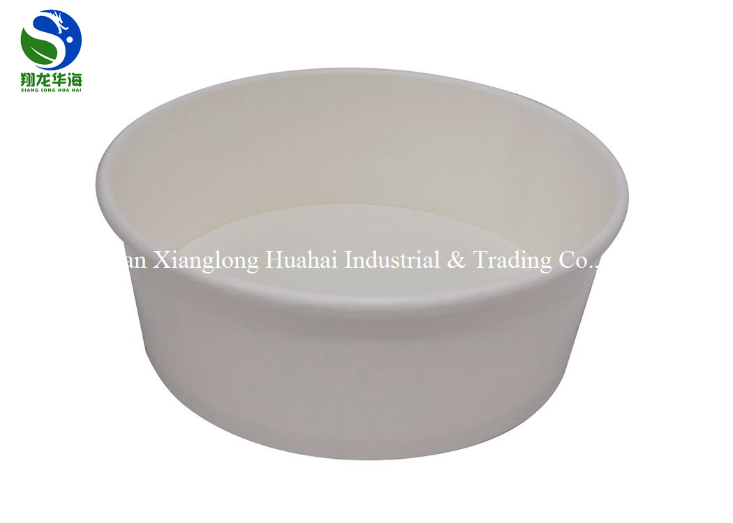 500ML Hot Food Poly Sturdy Disposable Soup Bowls Leakproof On Side - Edge