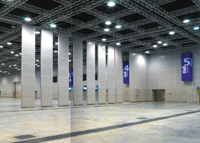 Operable Exhibition Partition Walls Room Dividers Precise Welding