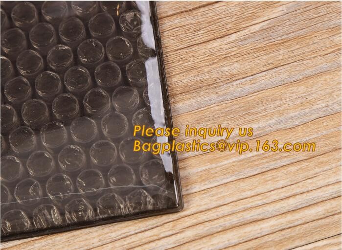 air mail metallic holographi rose gold bubble padded mailer / Zip lockkk bubble bag/ slider bubble bag,Holographic Factory