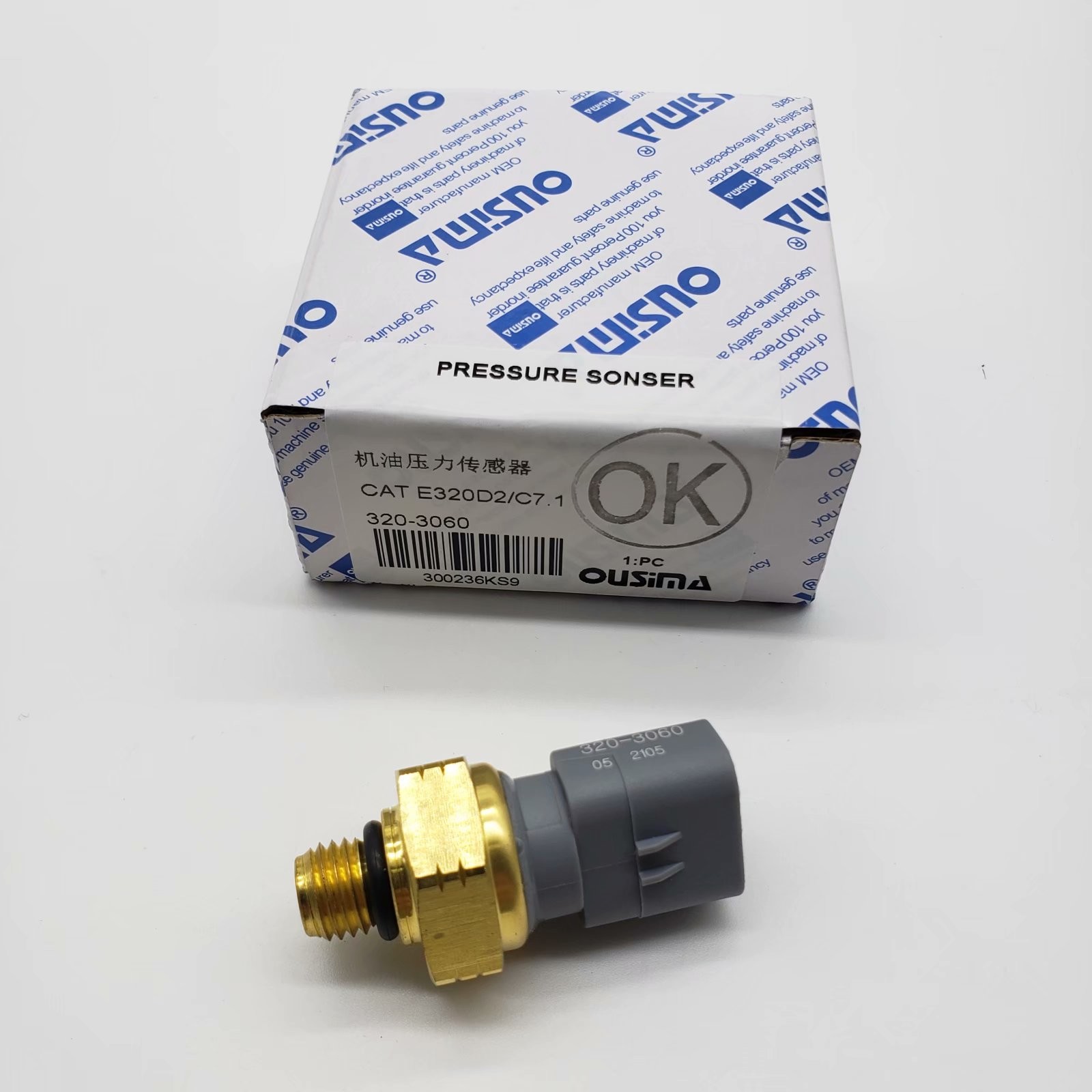 Oil Pressure Excavator Sensor 320-3060 For E320D C7.1 Excavator