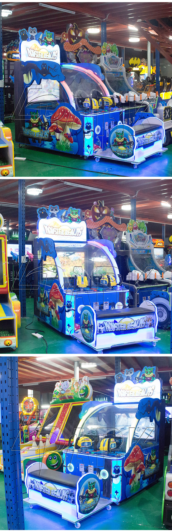 Monster Realms EPARK Ball Shooting Arcade Machines Coin Operated Simulator