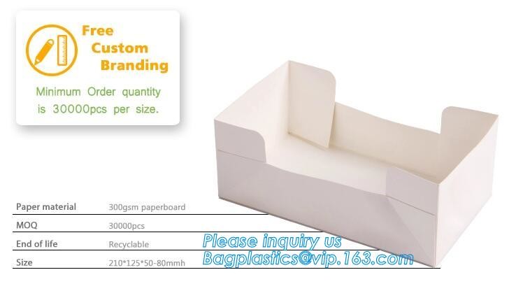 Wholesale custom Paper Cookies packing Cake Box with PVC window,Wholesale Plastic Square Birthday Wedding Packaging Clea