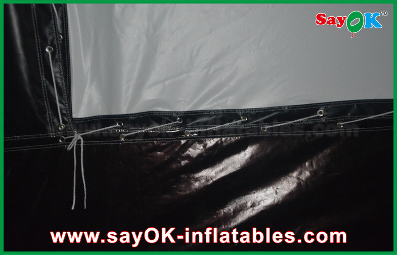 Inflatable Big Screen Outdoor Black And White Inflatable Projector Movie Screen Oxford Cloth