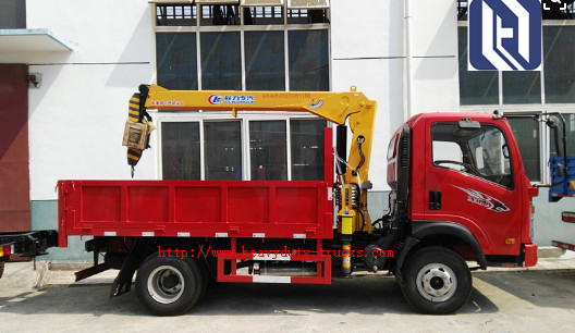 SQ5ZK3Q 5 Ton Construction Crane 360 ° Telescopic Boom Truck Mounted Crane