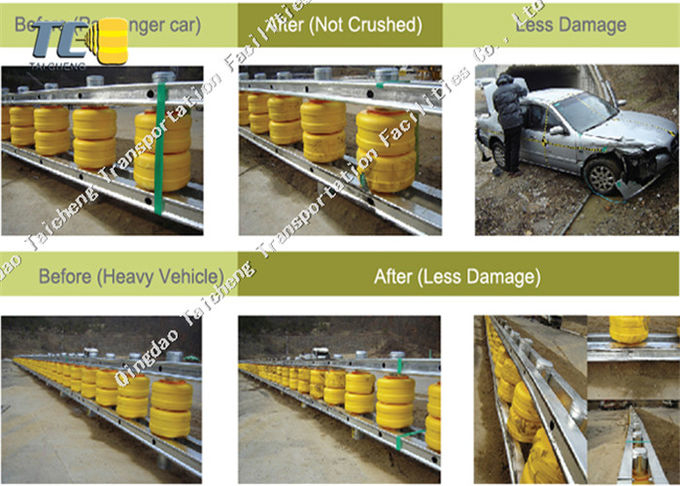 W Beam Rolling Guardrail Barrier Accident Car Transportation Facilities Guardrail 4