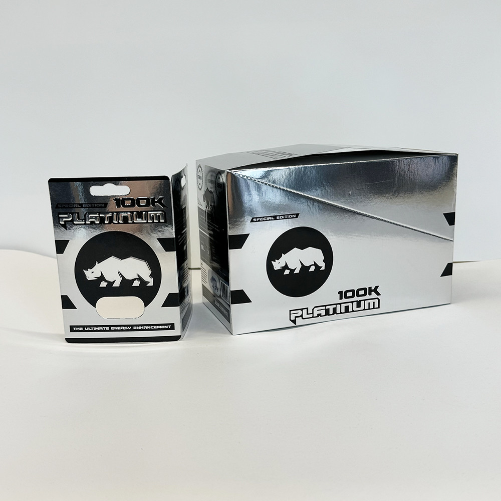 RHINO 69 Enhancement Pill Sliver Cardboard Packaging Box Customized