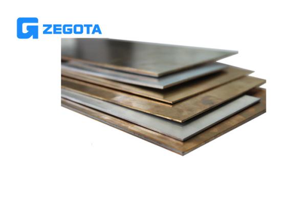 Super Thin Copper Clad Stainless Steel Sheets , Copper Clad Stainless Steel